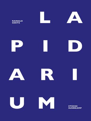 cover image of Lapidarium